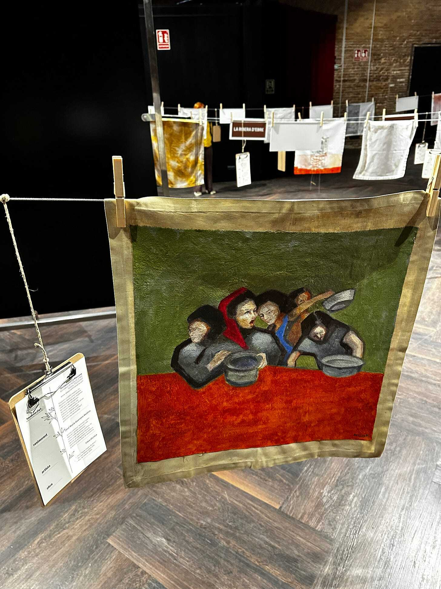 Tovallons d'Art: Sitges Exhibition