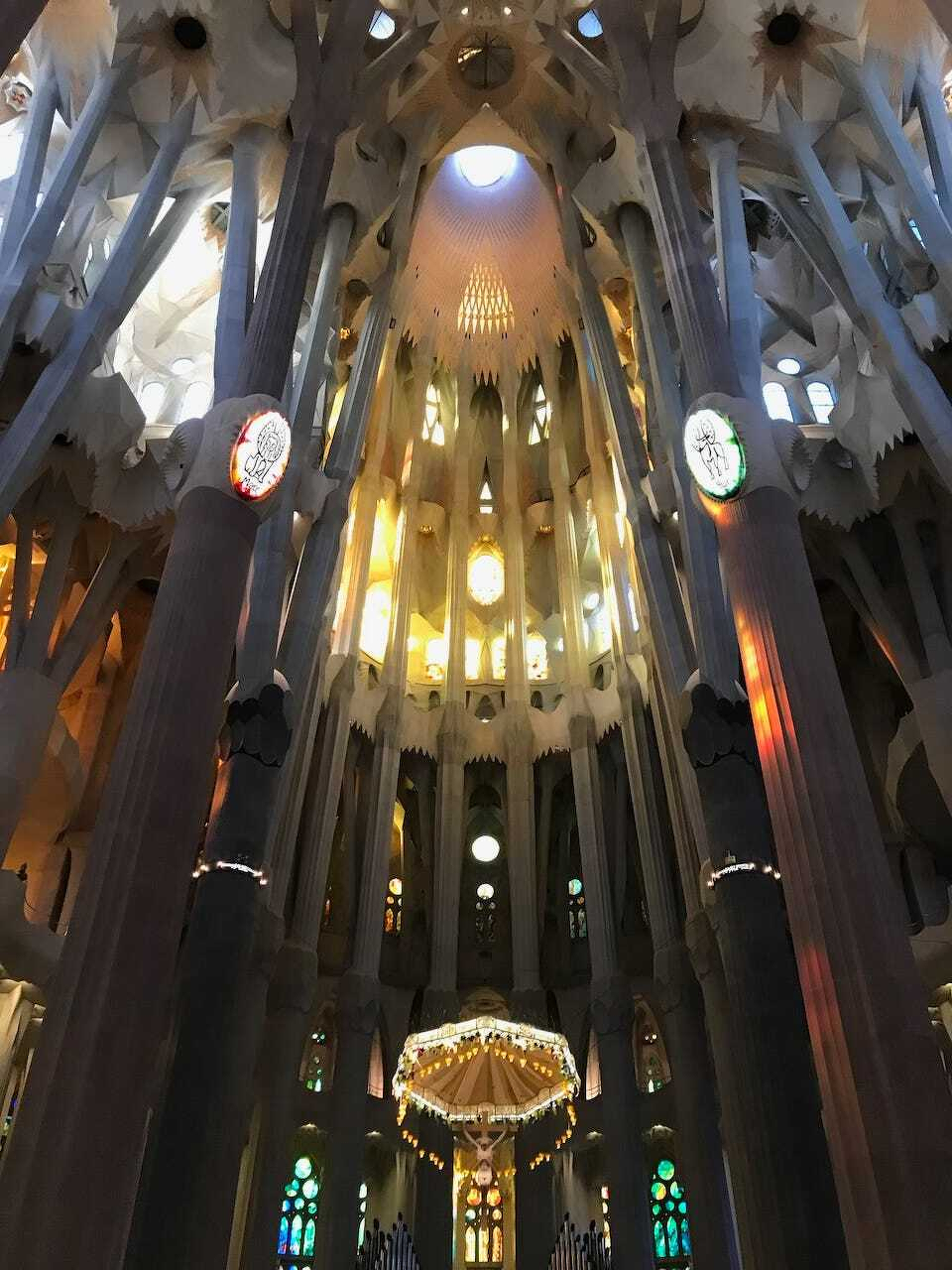 The Sagrada Família in Barcelona The Sagrada Família in Barcelona