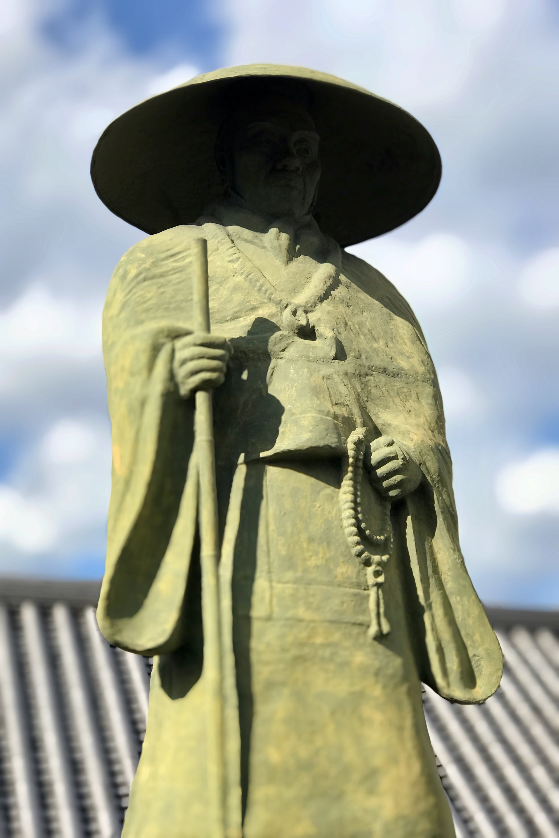 Historic architectural details at Shitennō-ji