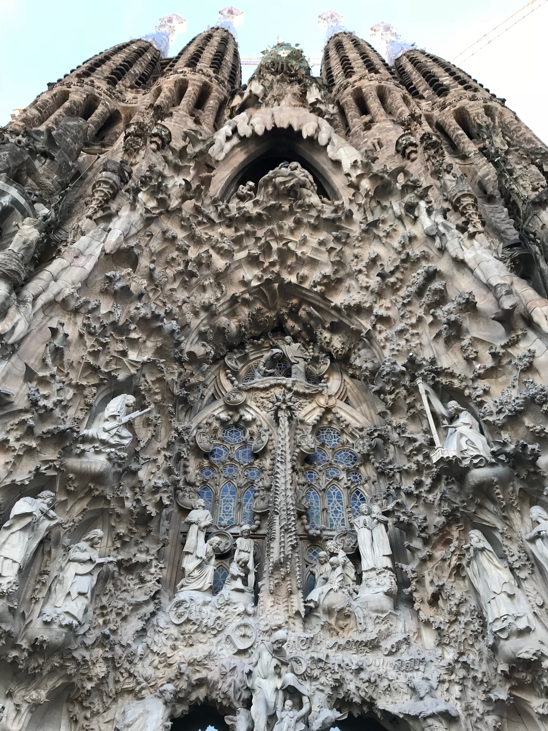 La Sagrada Familia exterior details - 3 of 46