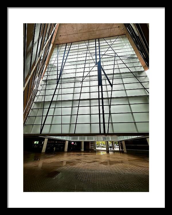Barcelona lauditori modernist atrium with glass ceiling in catalonia spain fine art print travel essayist