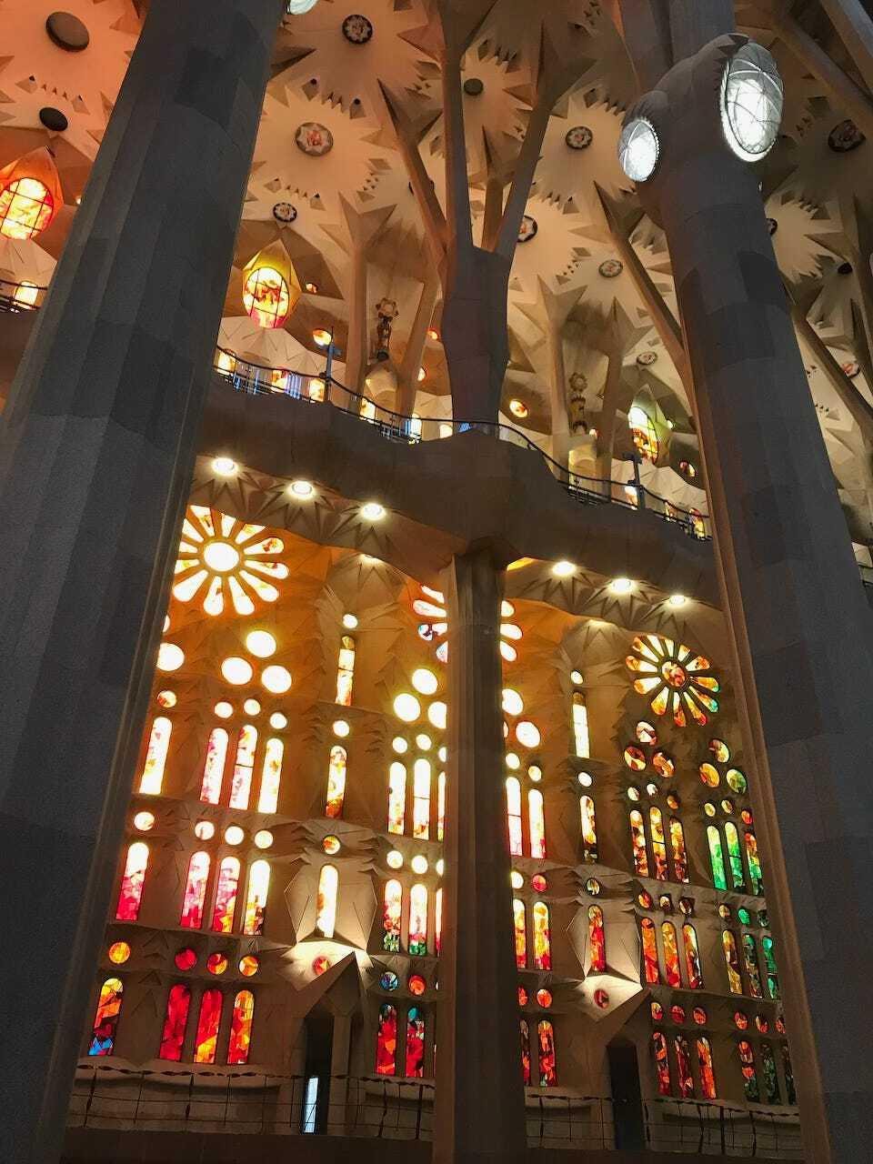 The Sagrada Família in Barcelona The Sagrada Família in Barcelona