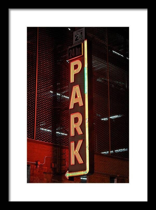 Vivid neon at the night 24 hour parking in nyc travel essayist.